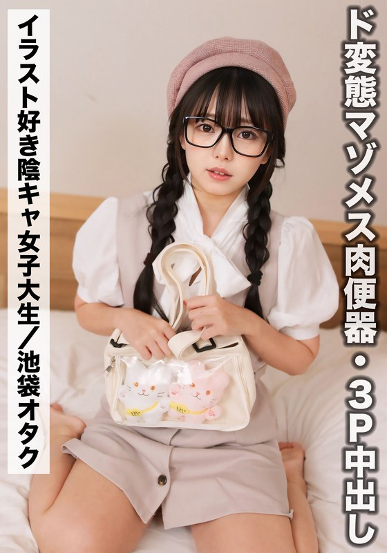 SAKA-012 りおりお（21歳#Bカップ）【イラストを描くのが趣味な陰キャ地味オタク女子大生】ド変態マゾメス